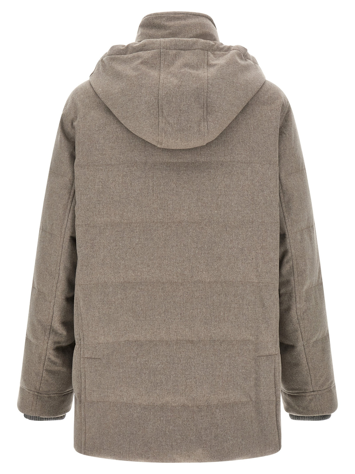 BRUNELLO CUCINELLI Brunello Cucinelli Men Membrane Wool Flannel Parka