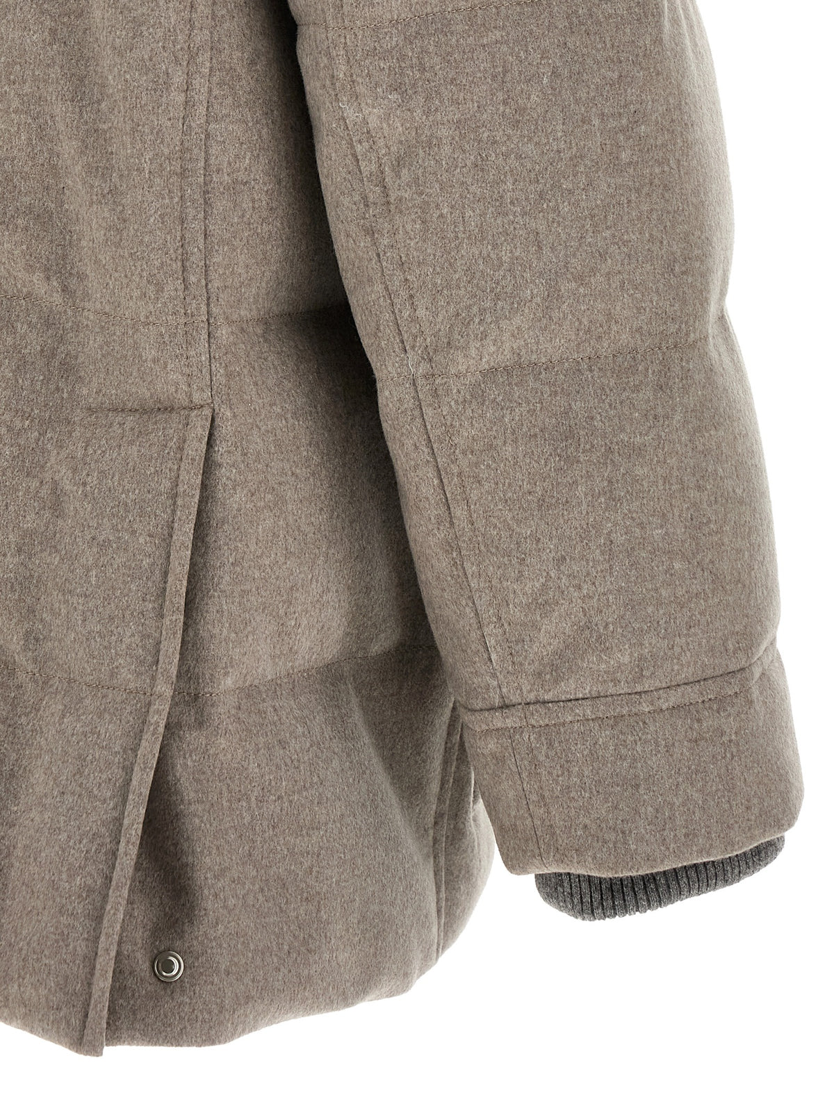 BRUNELLO CUCINELLI Brunello Cucinelli Men Membrane Wool Flannel Parka