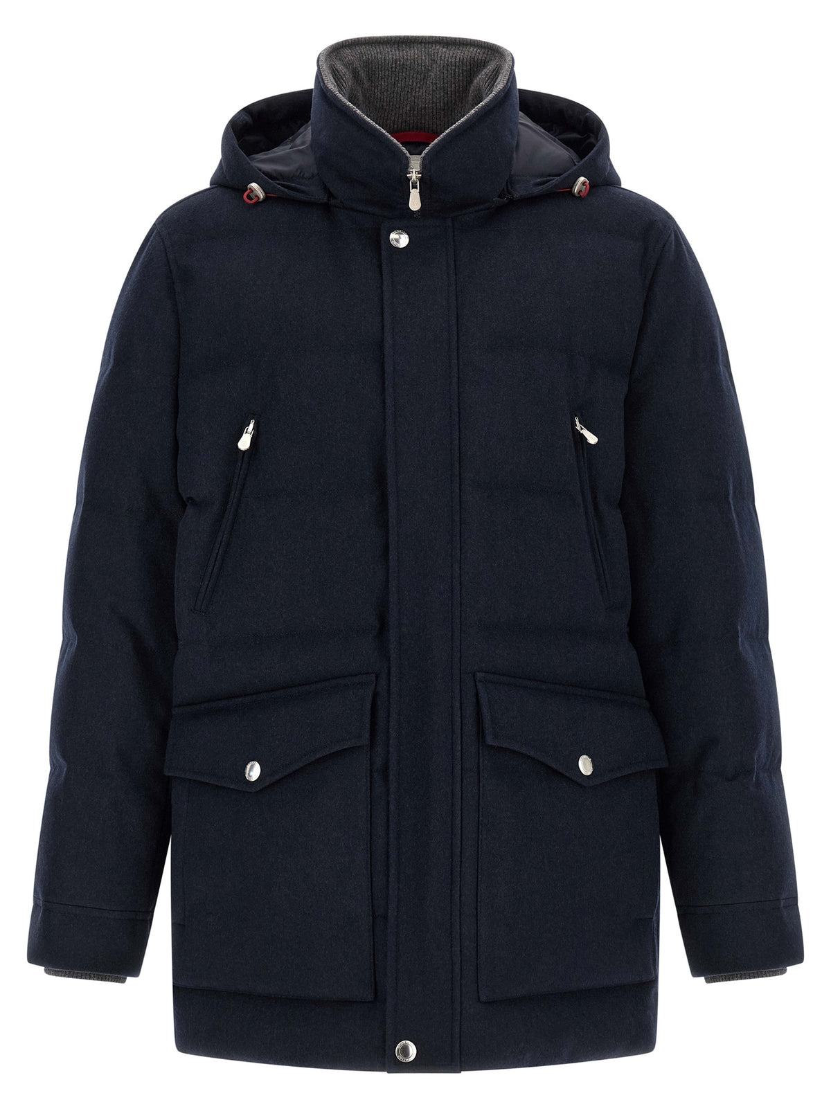 BRUNELLO CUCINELLI Brunello Cucinelli Men Wool Flannel Parka
