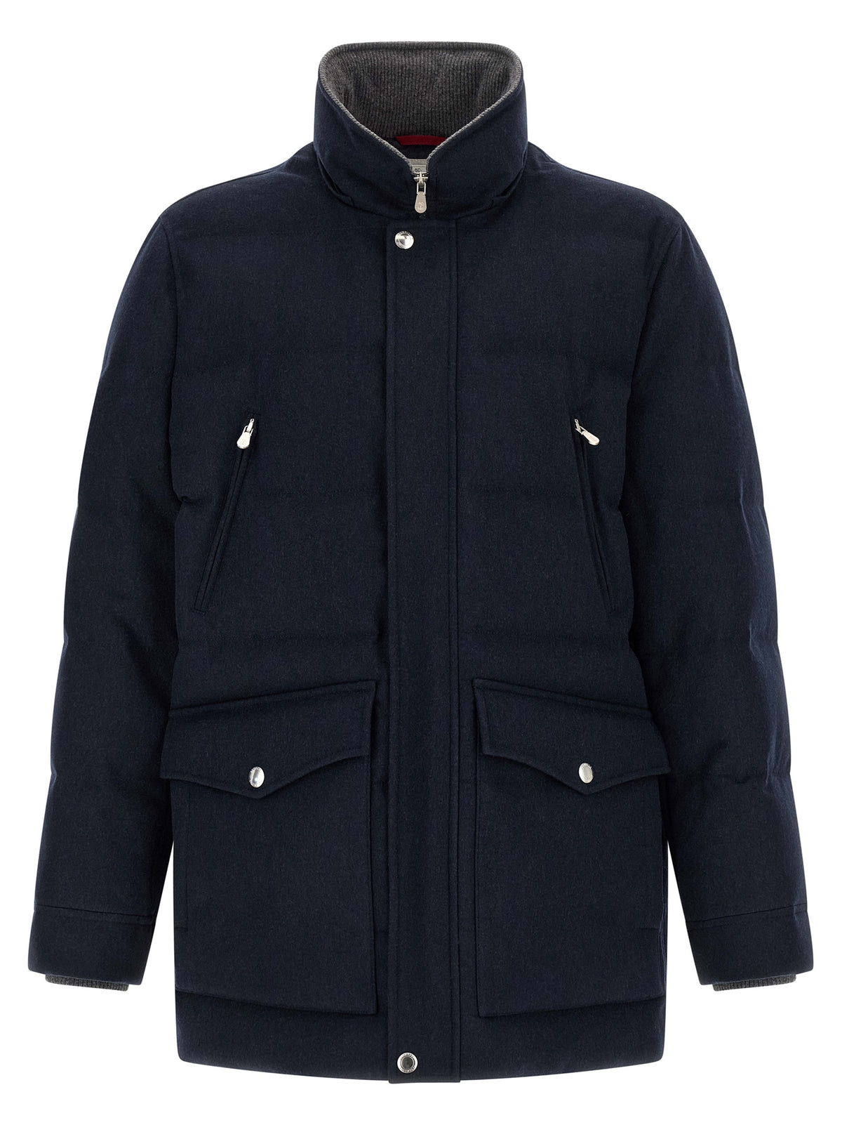 BRUNELLO CUCINELLI Brunello Cucinelli Men Wool Flannel Parka