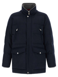 BRUNELLO CUCINELLI Brunello Cucinelli Men Wool Flannel Parka