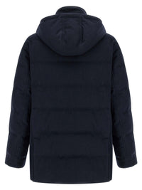 BRUNELLO CUCINELLI Brunello Cucinelli Men Wool Flannel Parka