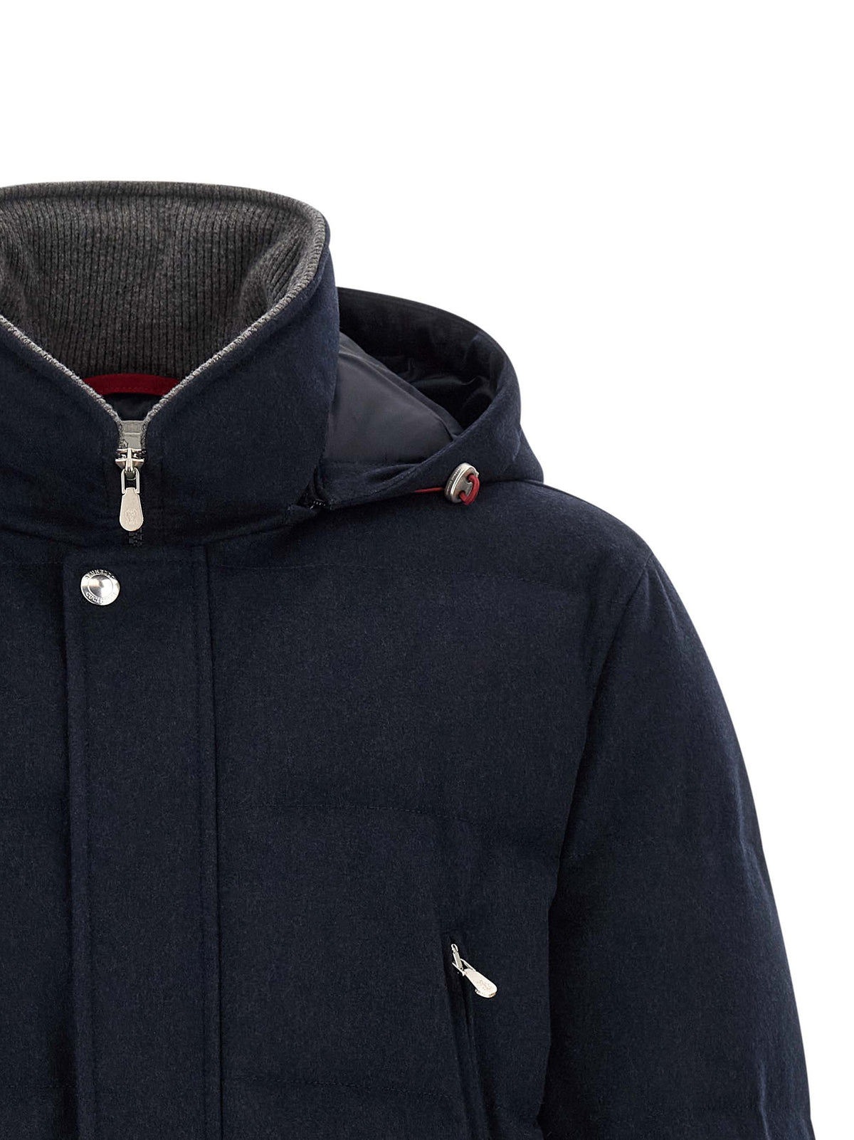 BRUNELLO CUCINELLI Brunello Cucinelli Men Wool Flannel Parka