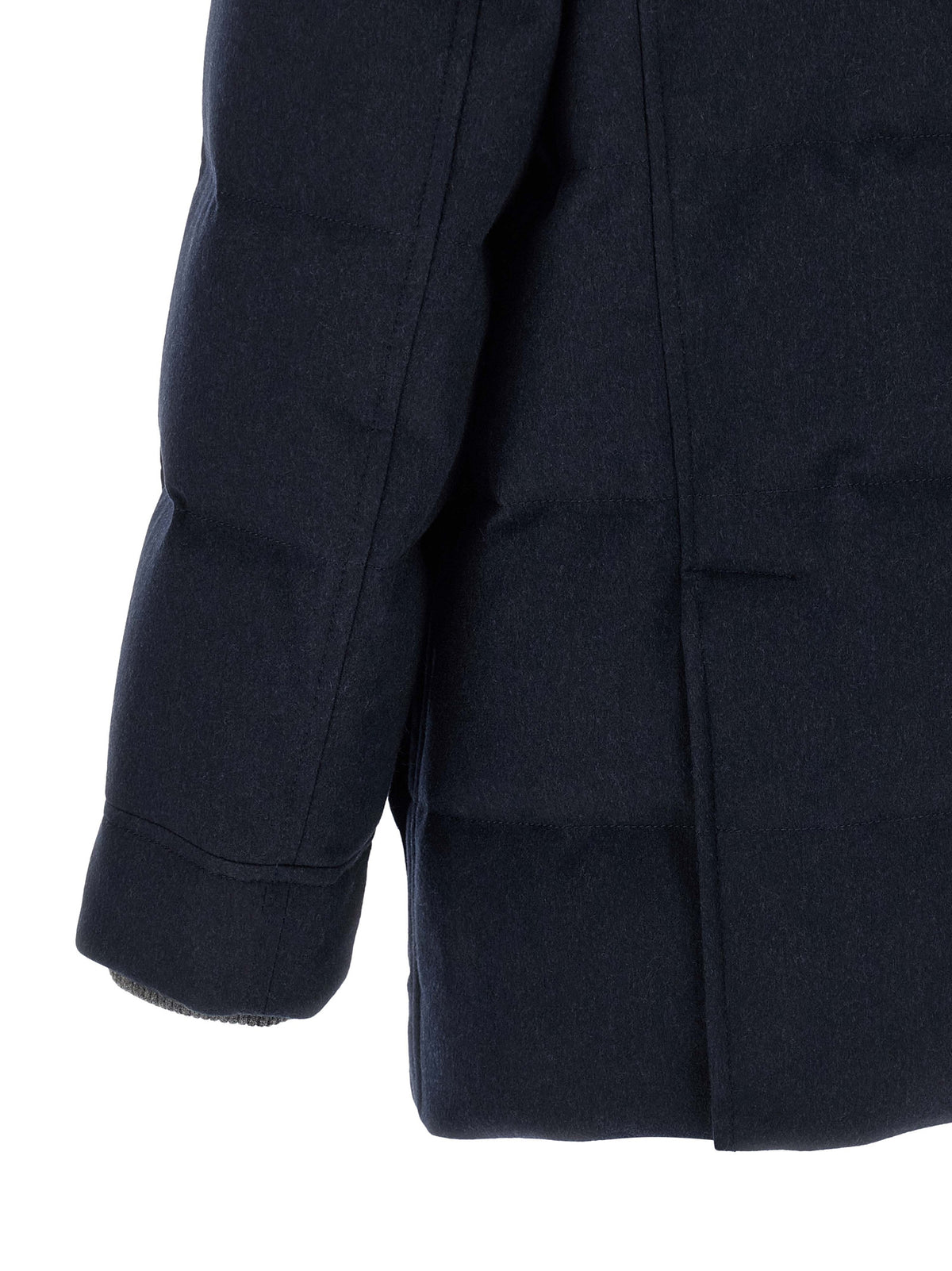 BRUNELLO CUCINELLI Brunello Cucinelli Men Wool Flannel Parka