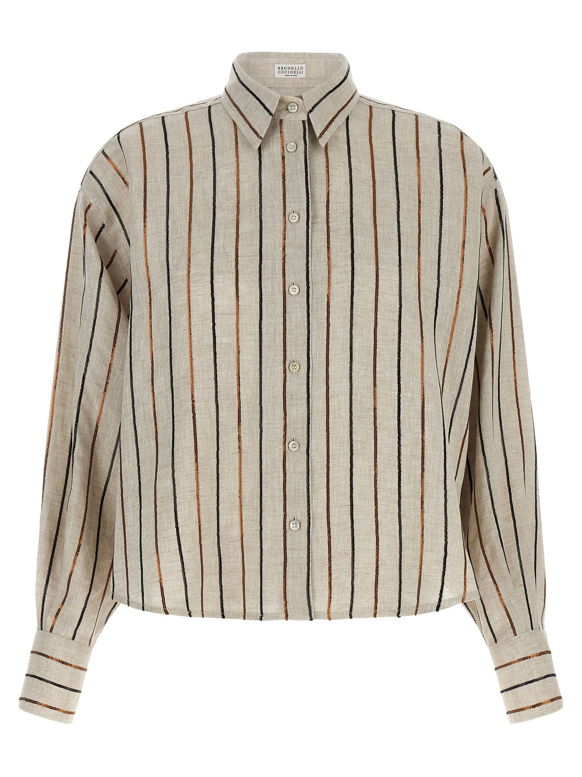 BRUNELLO CUCINELLI Brunello Cucinelli Women 'Sparkling Stripes' Shirt