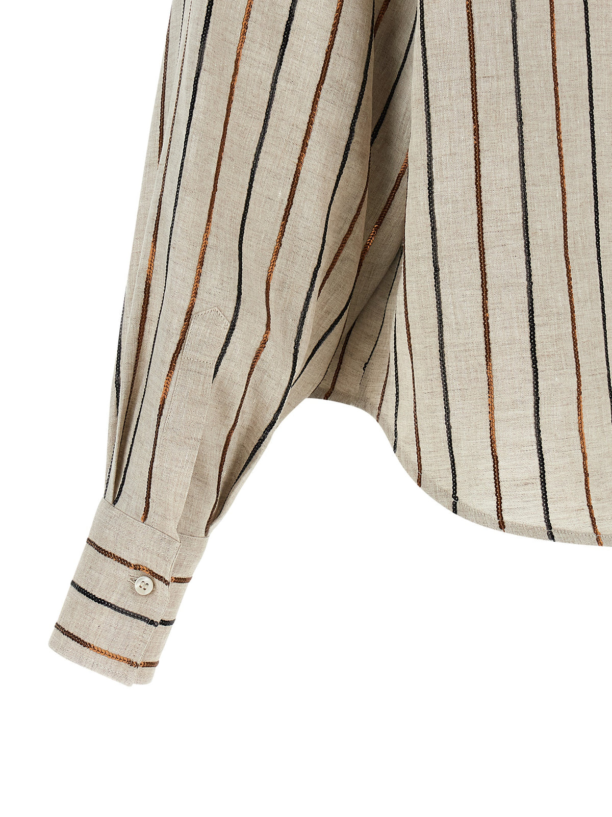 BRUNELLO CUCINELLI Brunello Cucinelli Women 'Sparkling Stripes' Shirt