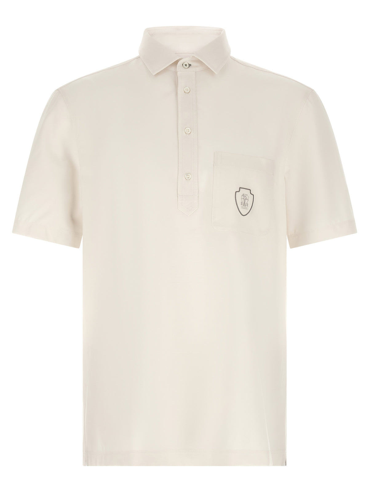BRUNELLO CUCINELLI Brunello Cucinelli Men Heraldic Logo Polo Shirt
