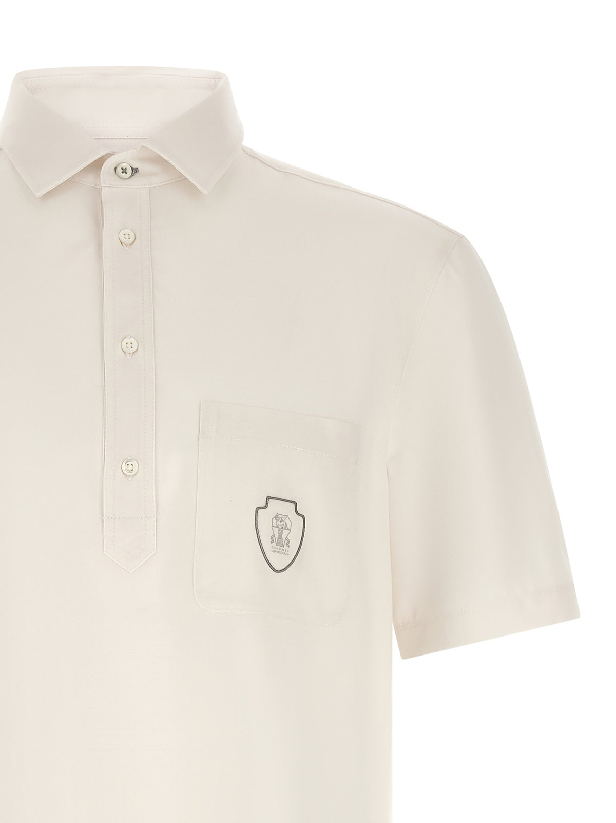 BRUNELLO CUCINELLI Brunello Cucinelli Men Heraldic Logo Polo Shirt