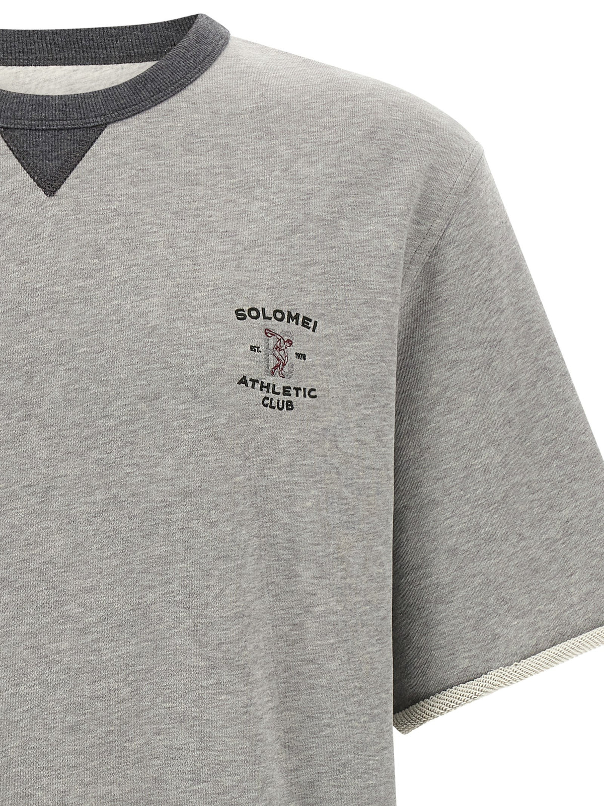 Brunello Cucinelli Men 'Solomei Athletic Club' Embroidered Sweatshirt