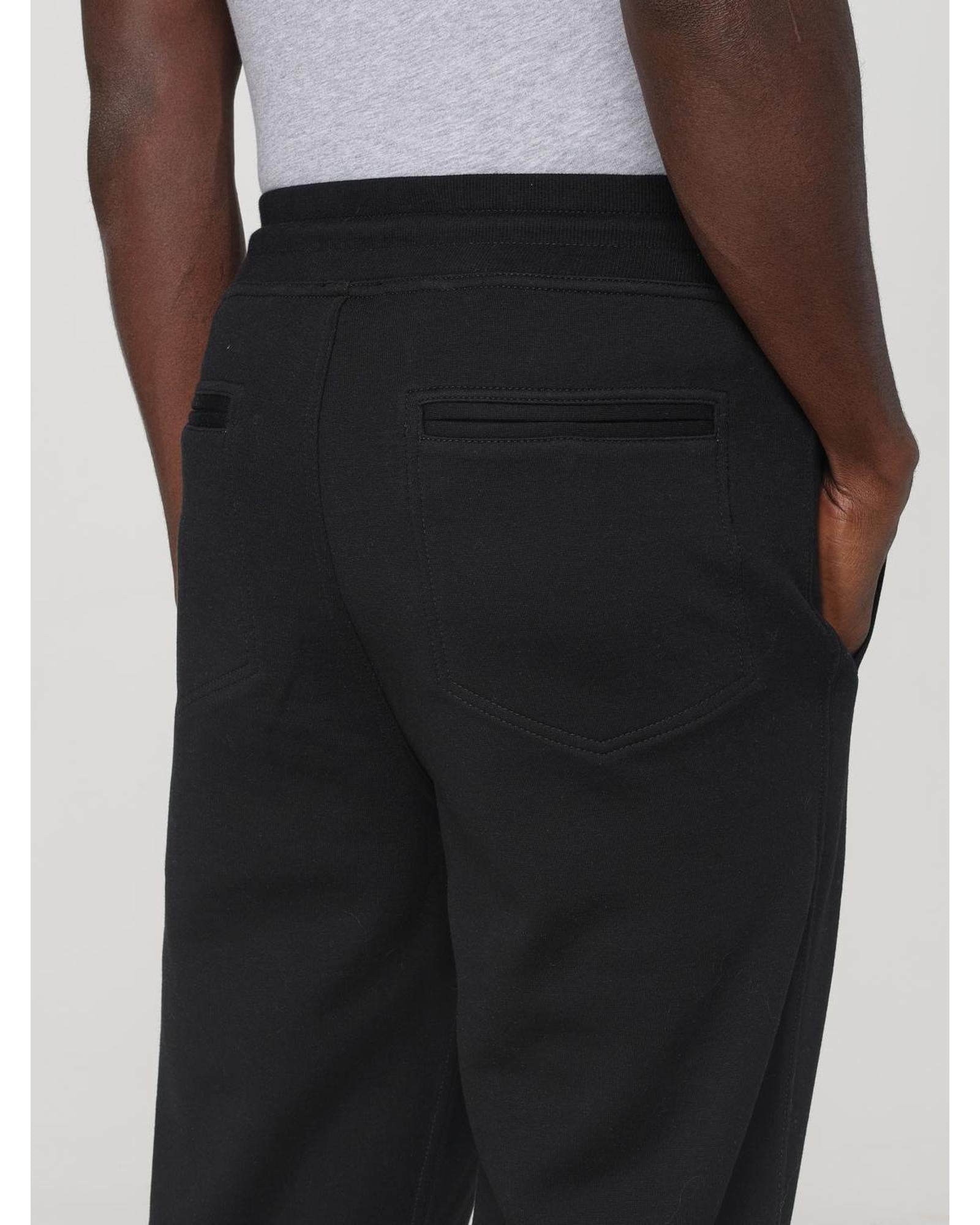 Brunello Cucinelli Cotton Sweatpants Men Black Pants