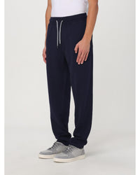 Brunello Cucinelli Cotton Sweatpants Men Black Pants