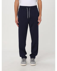 Brunello Cucinelli Cotton Sweatpants Men Black Pants