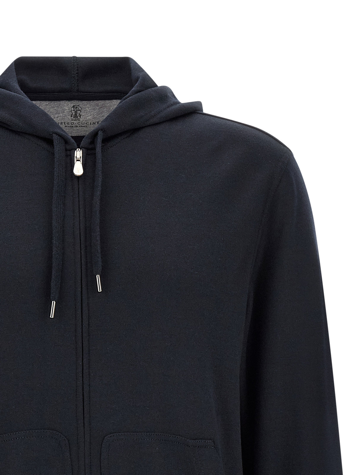 Brunello Cucinelli Men Cashmere And Silk Hoodie