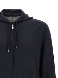 Brunello Cucinelli Men Cashmere And Silk Hoodie