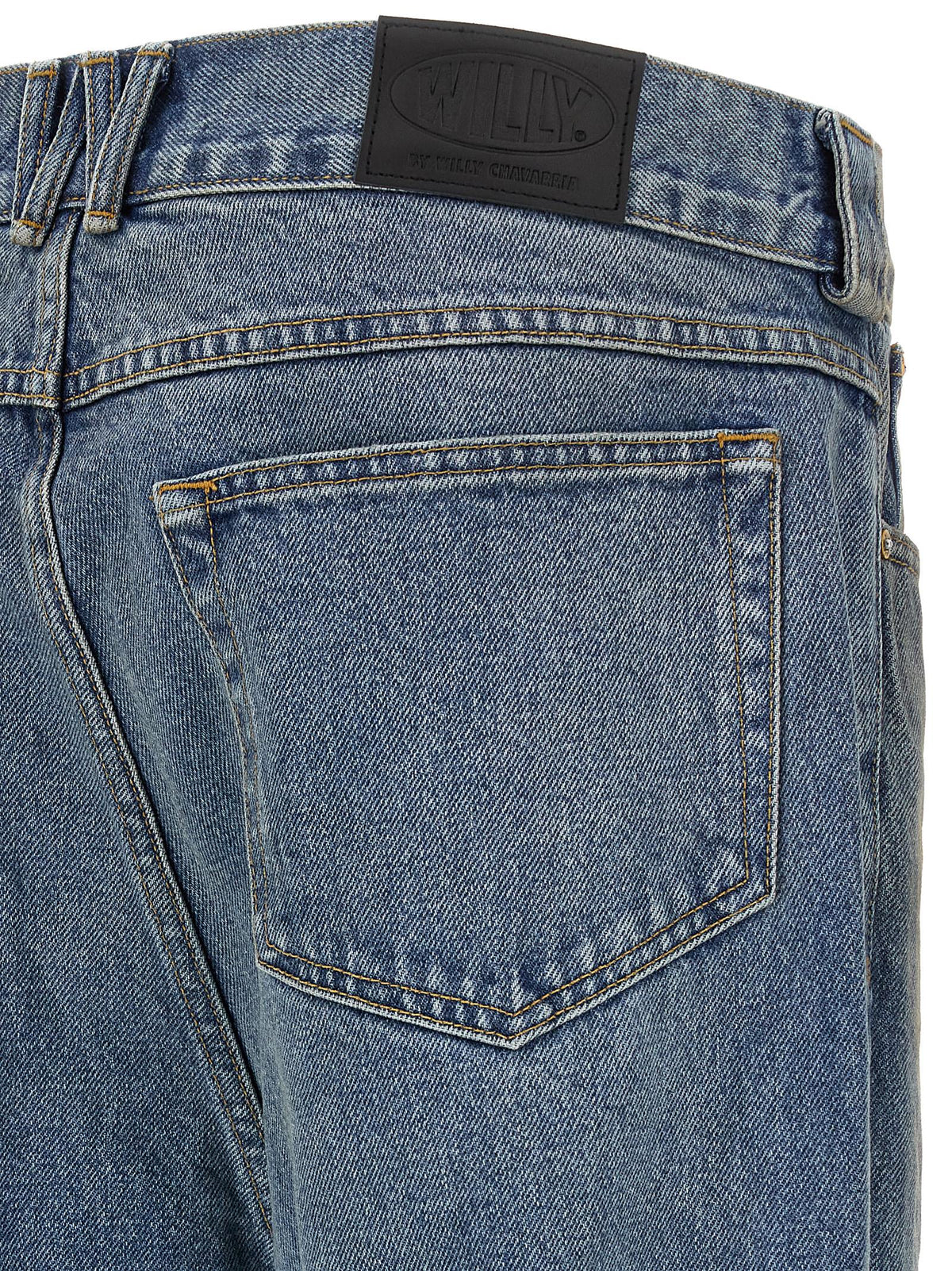 Willy Chavarria Men Flared Jeans