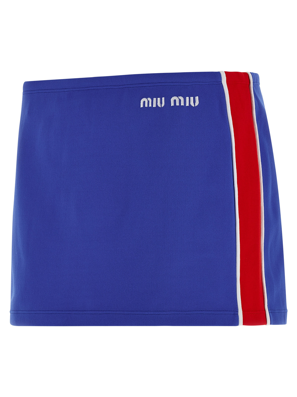 Miu Miu Women Logo Embroidery Skirt