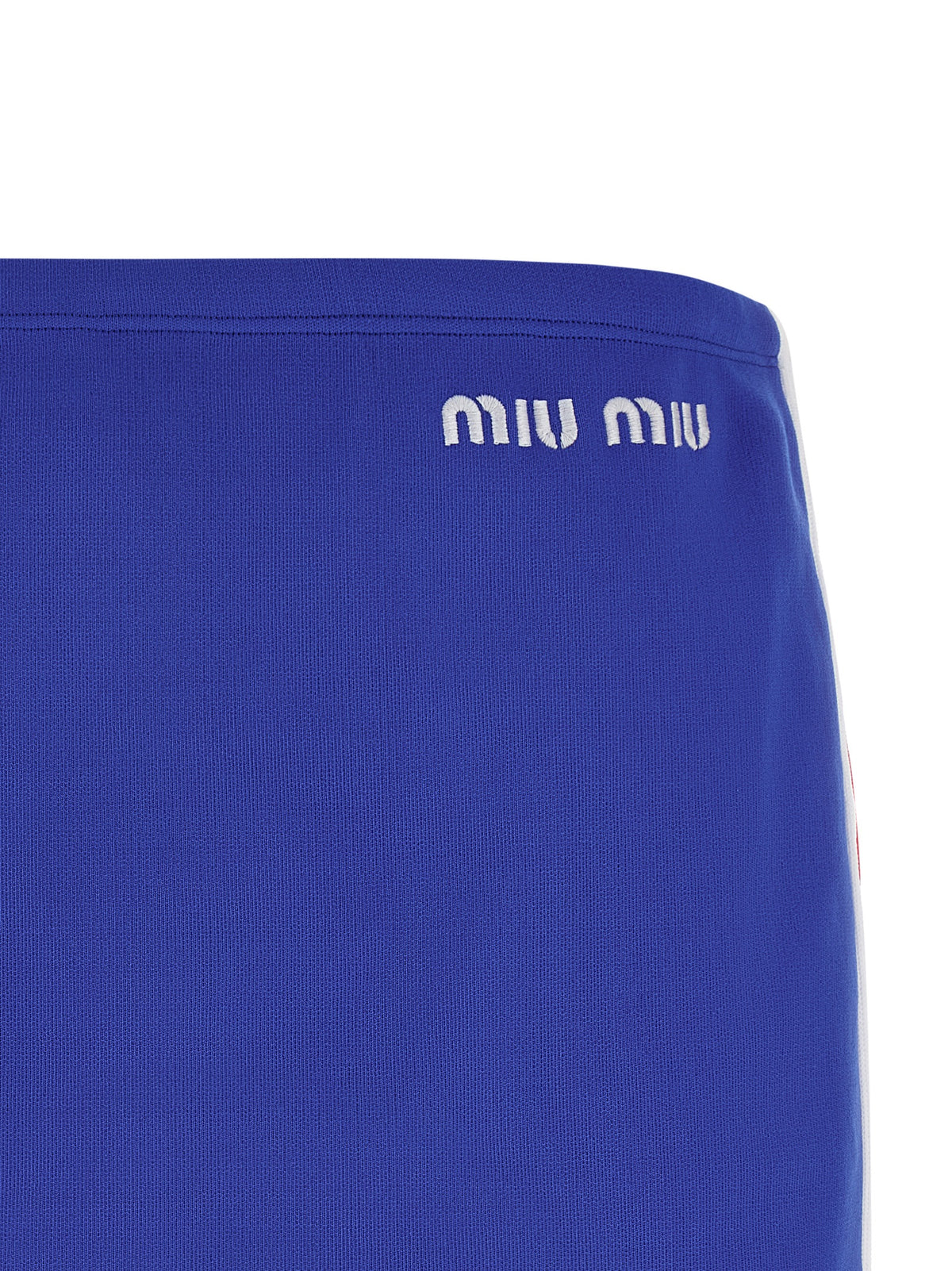 Miu Miu Women Logo Embroidery Skirt