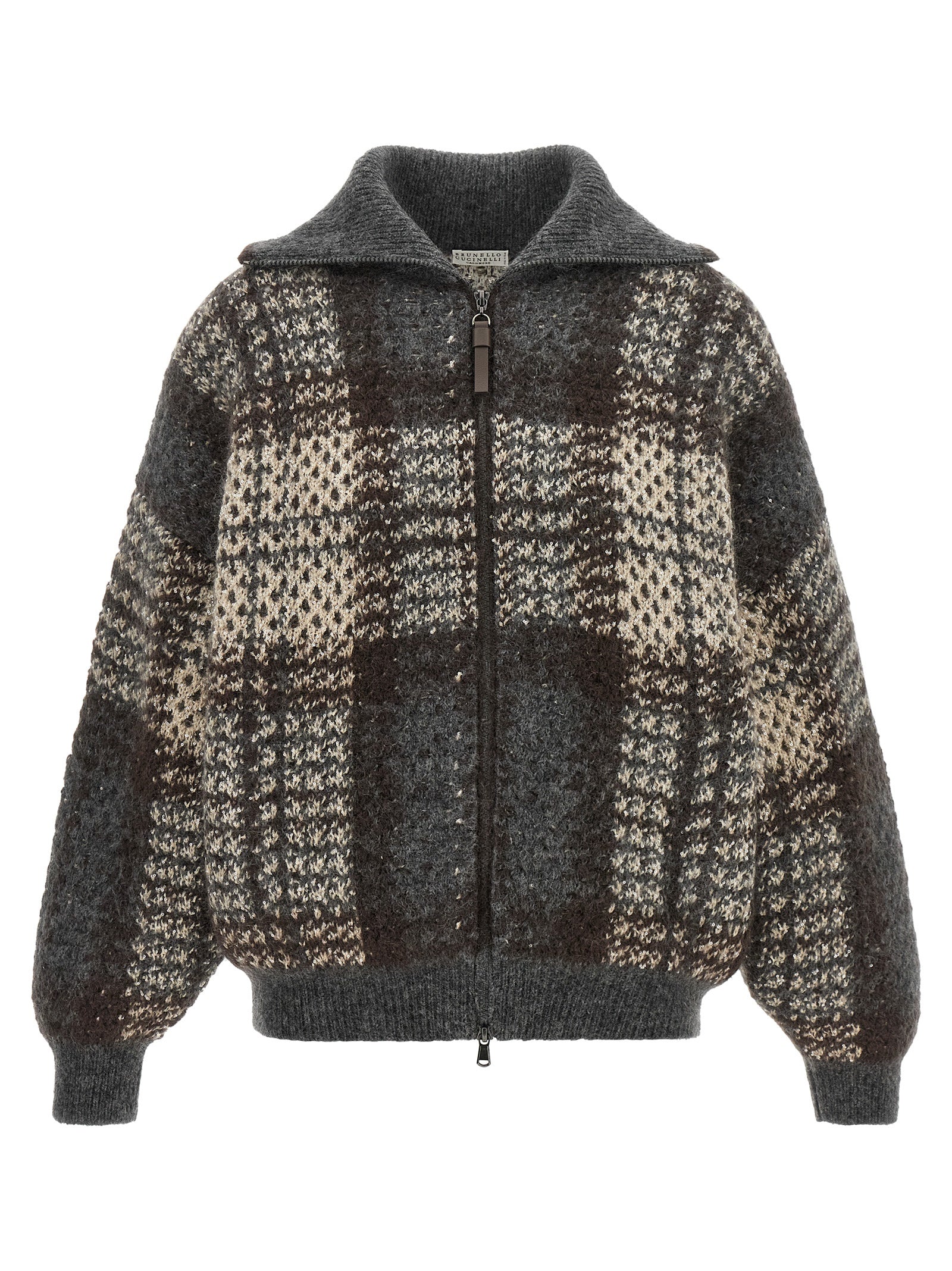 Brunello Cucinelli Women Double 'Dazzling Tartan' Cardigan – Bluefly