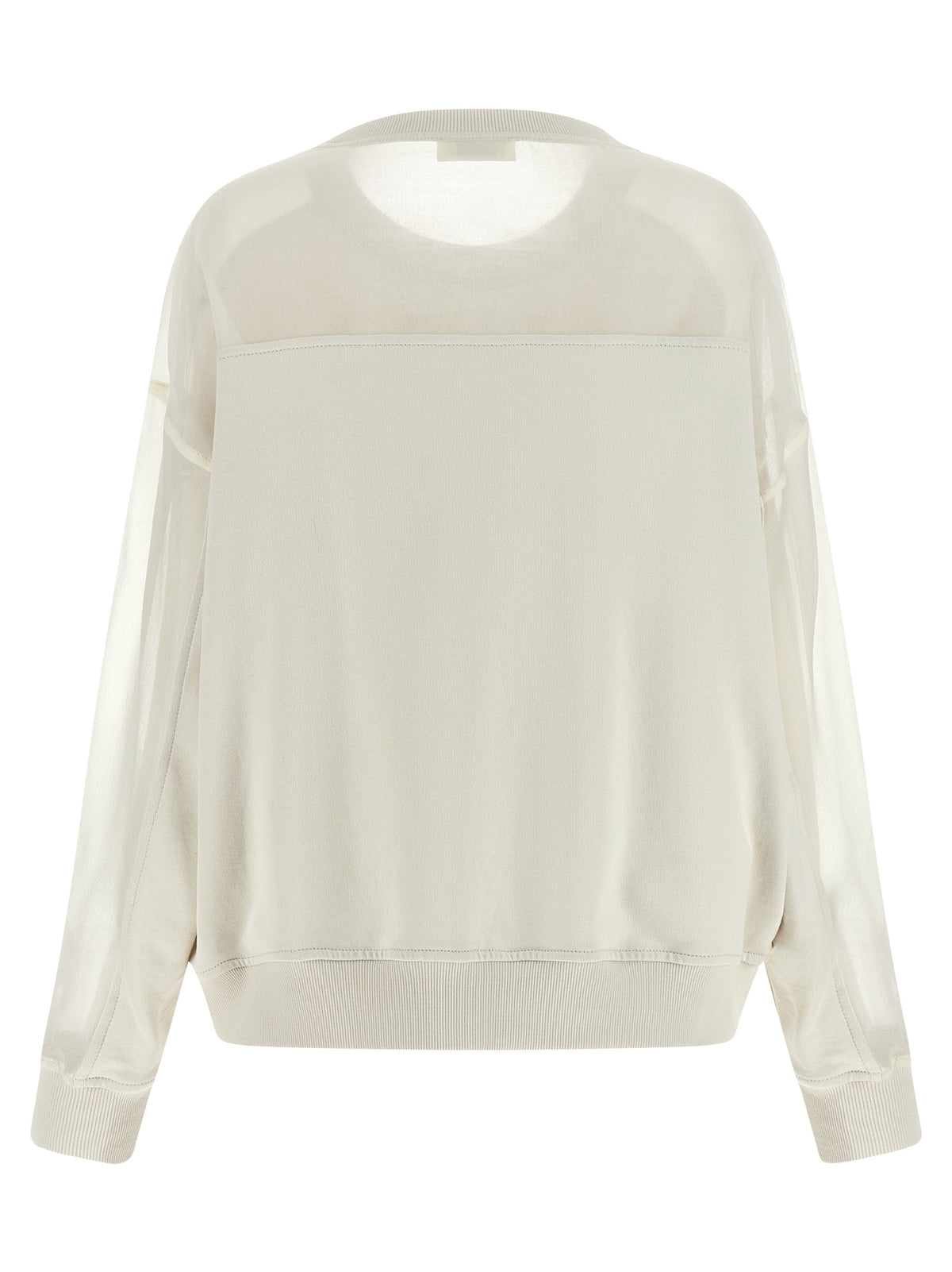 BRUNELLO CUCINELLI Brunello Cucinelli Women Organza And 'Monile' Sweatshirt