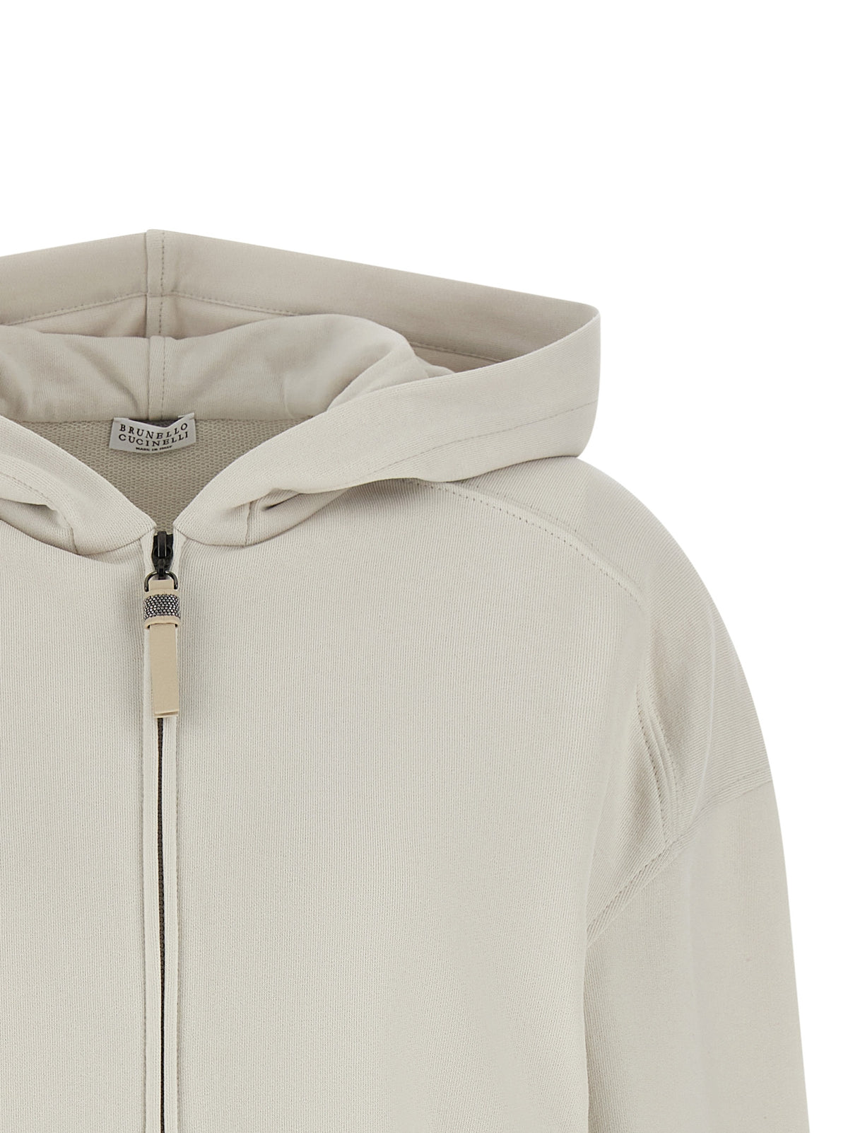 BRUNELLO CUCINELLI Brunello Cucinelli Women 'Shiny Zipper Pull' Hoodie