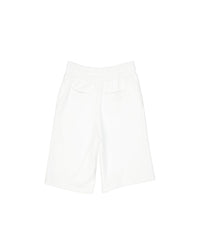 Moschino Couture Logo Print Cotton Shorts Men White
