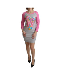Moschino My Little Pony Graphic Dress Women Gray Dresses