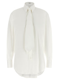 Brunello Cucinelli Women Shirt With Tie
