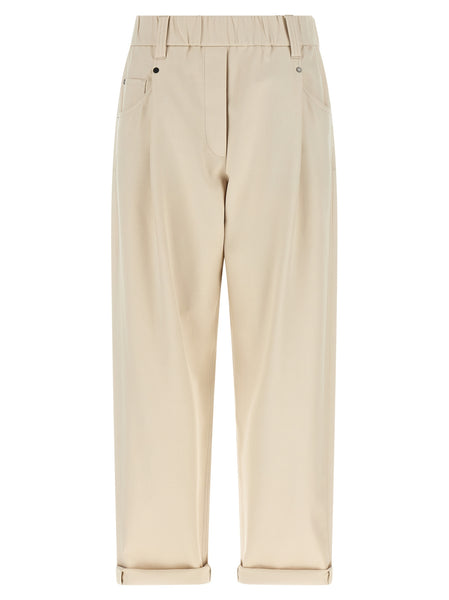 Brunello Cucinelli Women 'Baggy Pull-On' Pants – Bluefly
