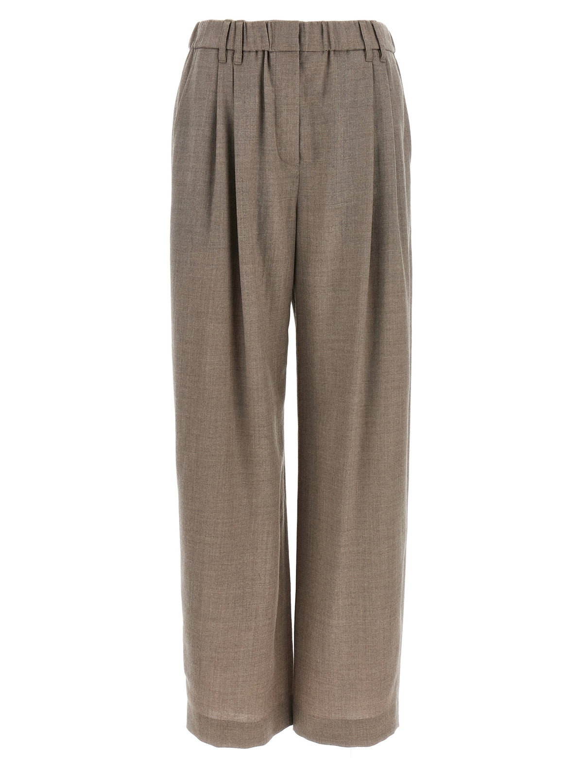 Brunello Cucinelli Women Light Pants With Pleats
