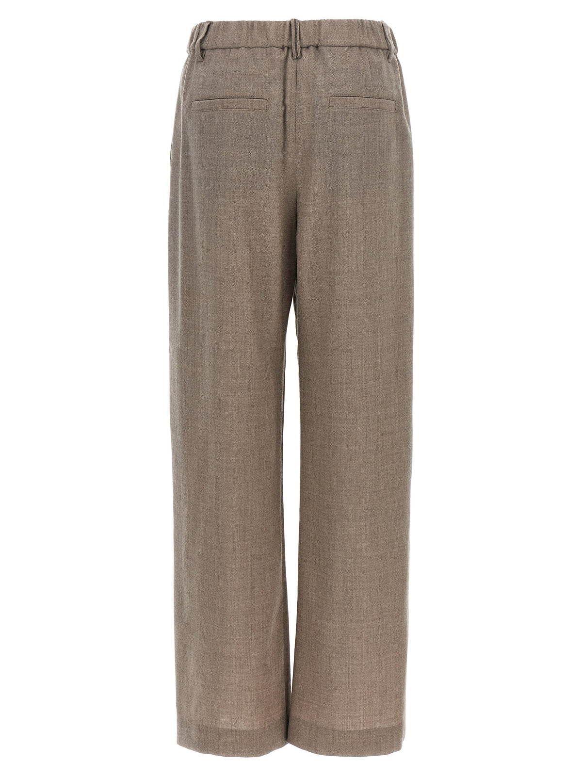 Brunello Cucinelli Women Light Pants With Pleats