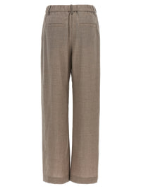 Brunello Cucinelli Women Light Pants With Pleats