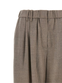 Brunello Cucinelli Women Light Pants With Pleats