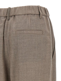 Brunello Cucinelli Women Light Pants With Pleats