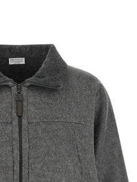 Brunello Cucinelli Women 'Shiny Zipper Pull' Jacket