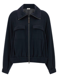 BRUNELLO CUCINELLI Brunello Cucinelli Women 'Shiny Zipper Pull' Sweatshirt