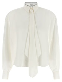 BRUNELLO CUCINELLI Brunello Cucinelli Women 'Shiny Collar' Shirt