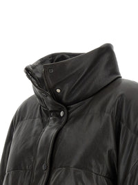 Brunello Cucinelli Women Padded Leather Jacket