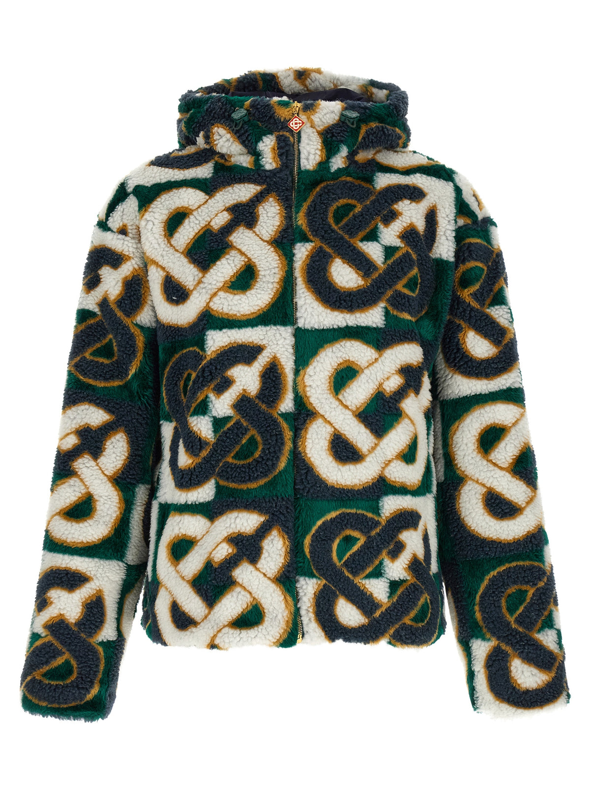CASABLANCA Casablanca Men 'Monogram' Intarsia Fleece Jacket