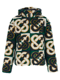 CASABLANCA Casablanca Men 'Monogram' Intarsia Fleece Jacket
