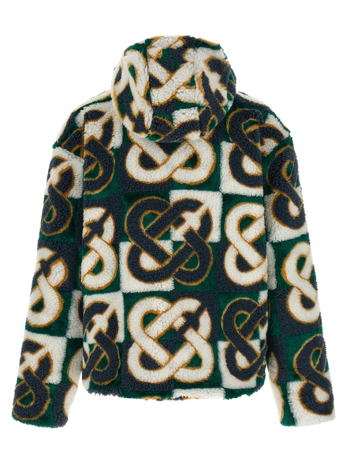 CASABLANCA Casablanca Men 'Monogram' Intarsia Fleece Jacket