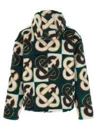 CASABLANCA Casablanca Men 'Monogram' Intarsia Fleece Jacket