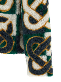 CASABLANCA Casablanca Men 'Monogram' Intarsia Fleece Jacket