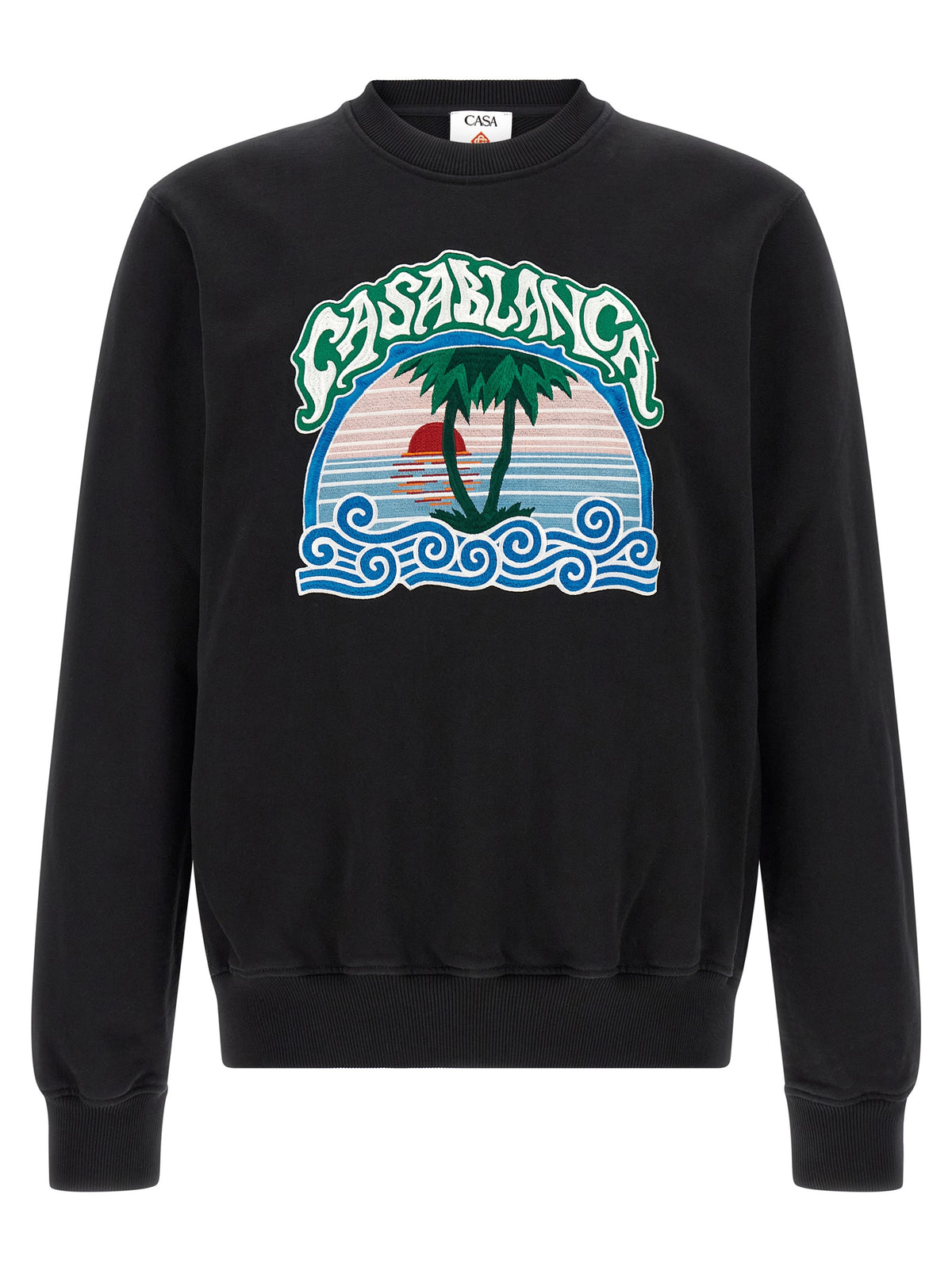CASABLANCA Casablanca Men 'Palm Tree Emblem' Embroidered Sweatshirt