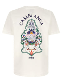CASABLANCA Casablanca Men 'Hotel Emblem' Print T-Shirt