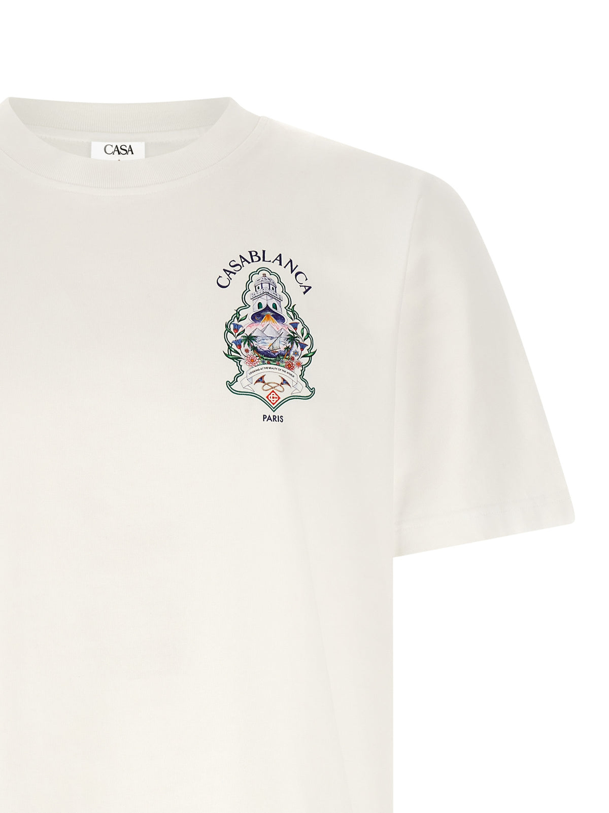 CASABLANCA Casablanca Men 'Hotel Emblem' Print T-Shirt