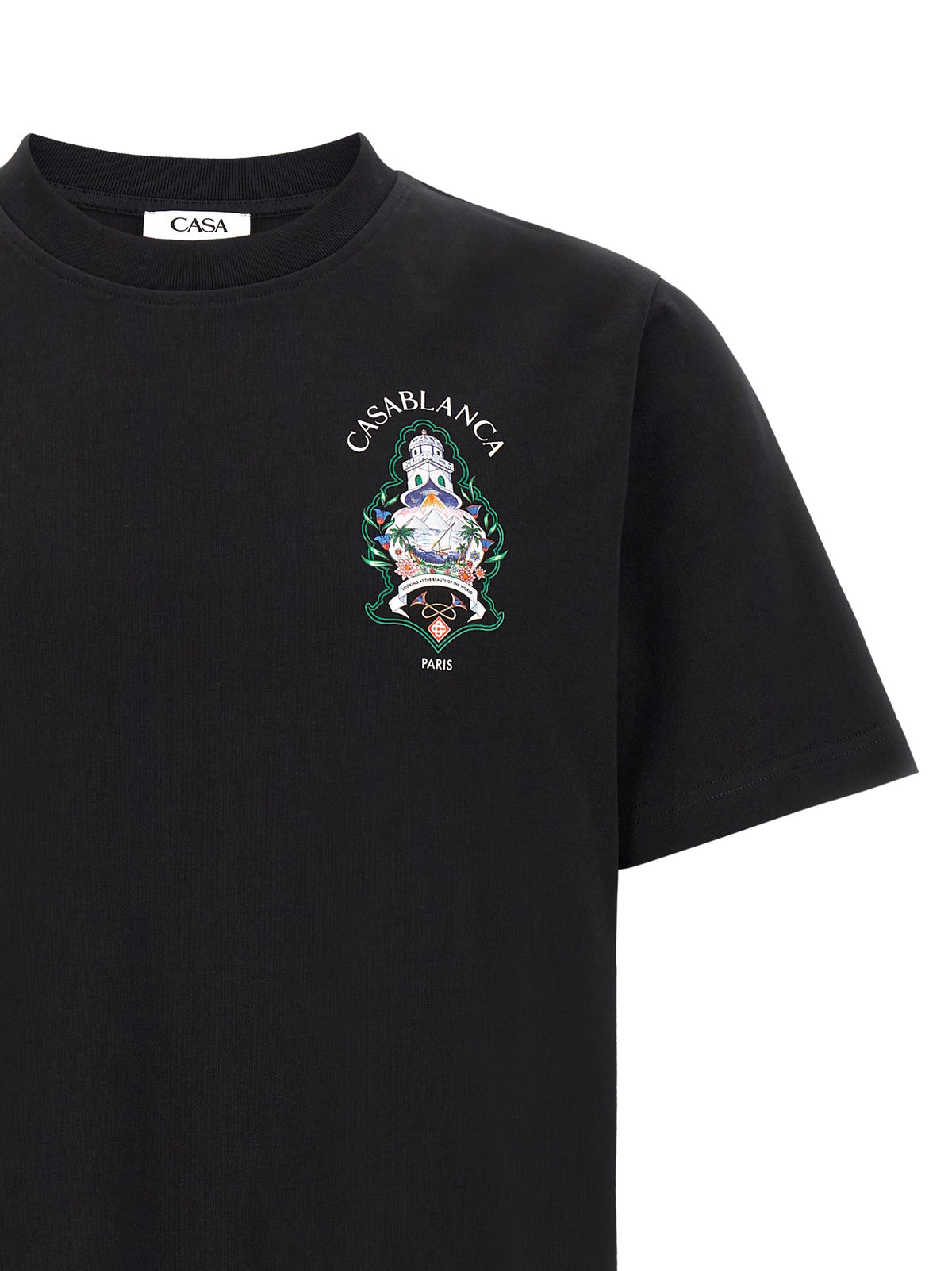 CASABLANCA Casablanca Men T-Shirt With 'Hotel Emblem' Print