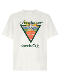 CASABLANCA Casablanca Men 'Tennis Club' Front Print T-Shirt