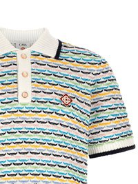 CASABLANCA Casablanca Men 'Tuck Stitch' Polo Shirt