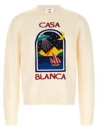 Casablanca Men 'Pyramid Abduction' Sweater