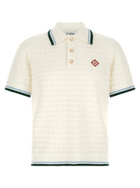 CASABLANCA Casablanca Men Bouclé Polo Shirt